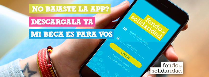 Diseño de Portada para Facebook, lanzamiento de nueva app para becarios.