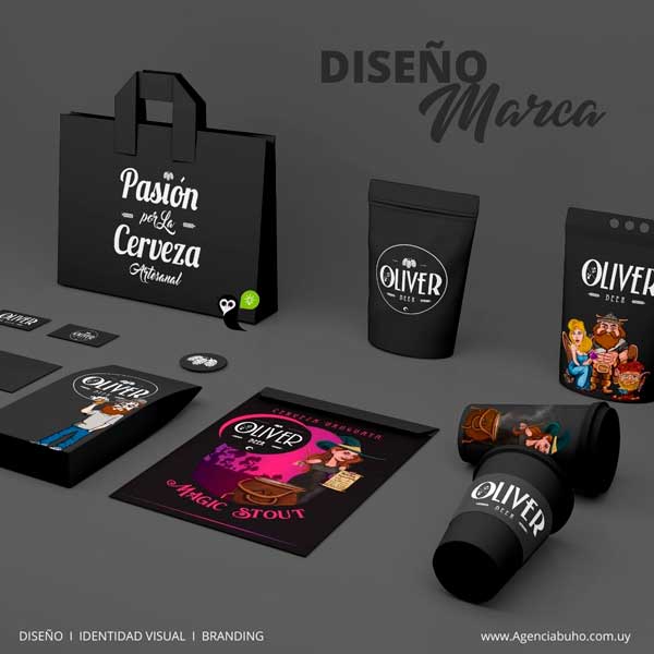 Diseño logo y marca, Agencia Búho diseño creativo 