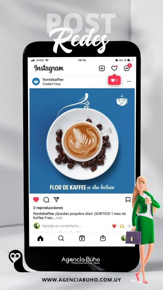 Diseño para redes agencia buho